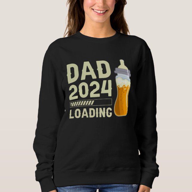 Sudadera Expectant dad Future Dad Dad to be Dad 2024 loadin (Anverso)