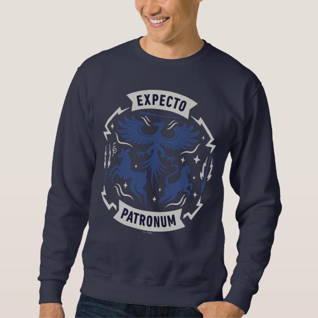 Sudadera Expecto Patronum Silueta Gráfica Vintage (Anverso)