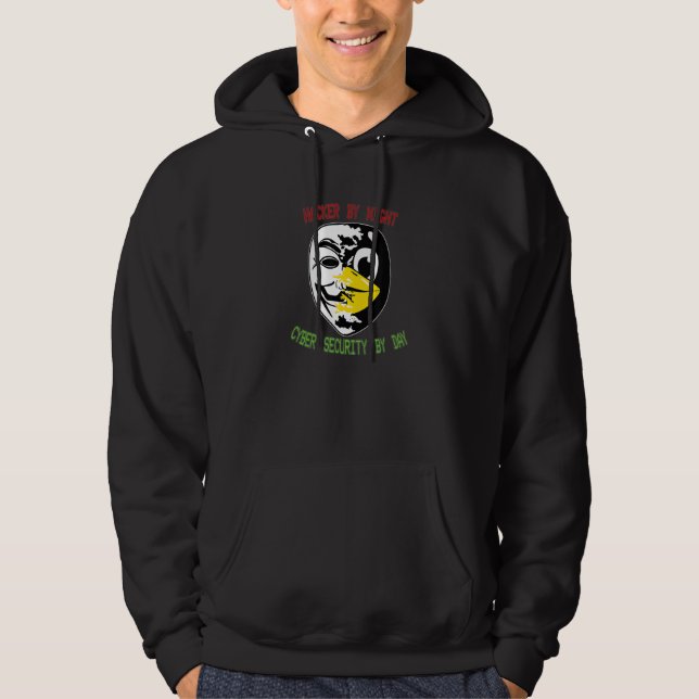 Sudadera Experto en ciberseguridad Linux Penguin As Hacker (Anverso)