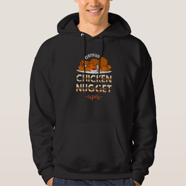 Sudadera Experto en comida rápida: Pollos nuggets Nugget (Anverso)
