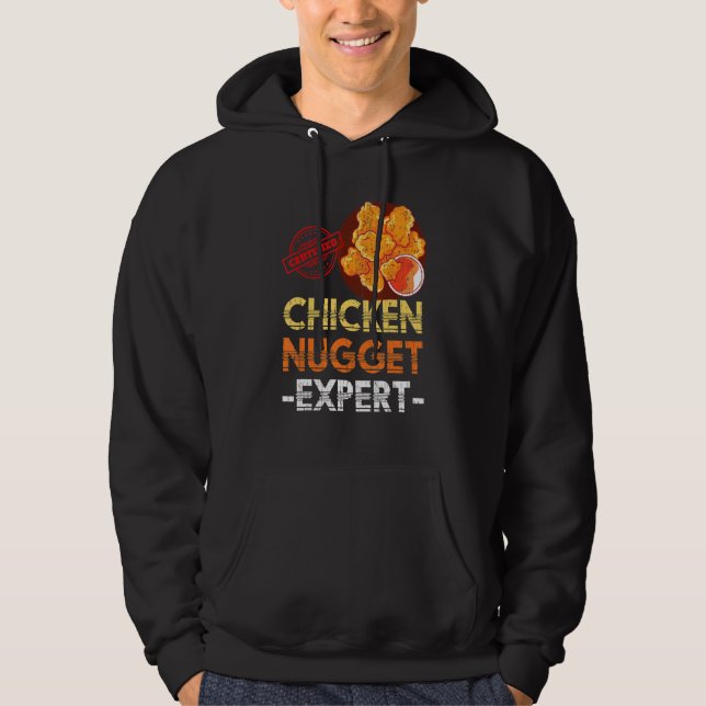 Sudadera Experto en Nuggets de Pollo de Pollo de Comida Ráp (Anverso)