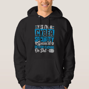Sudadera Experto en seguridad cibernética para profesiones 