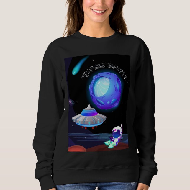 Sudadera Explora el Infinito (Anverso)