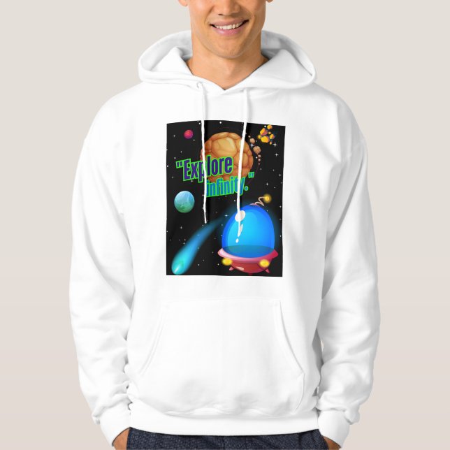 Sudadera Explora el infinito (Anverso)