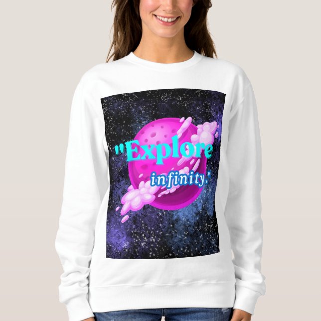 Sudadera Explora el infinito (Anverso)