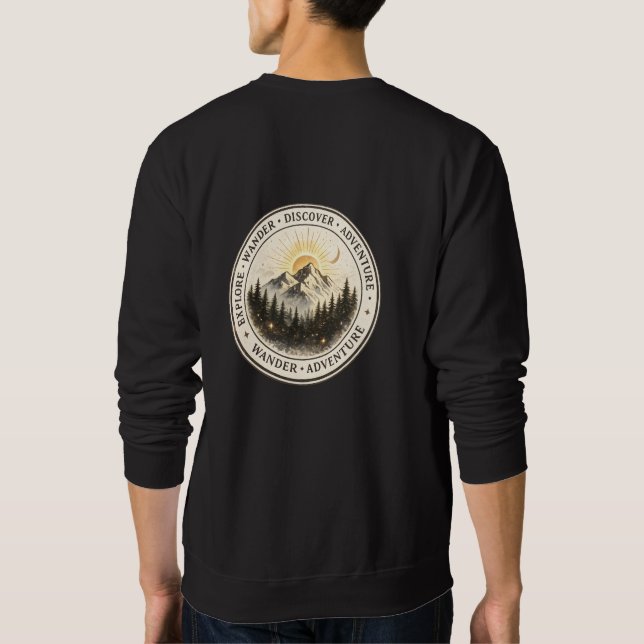 Sudadera Explora Vagabundea Descubre Frente Pecho Espalda I (Reverso)