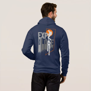 Sudadera Exploración de la Naturaleza (2) Hombres Full-zi