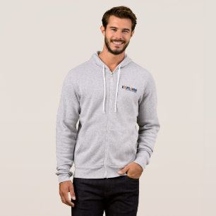 Sudadera Exploración de la Naturaleza   Hombres Full-zip 