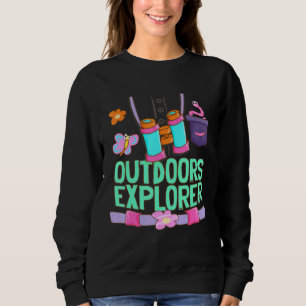 Sudadera Explorador al aire libre Zookeeper Bugs Flores Saf