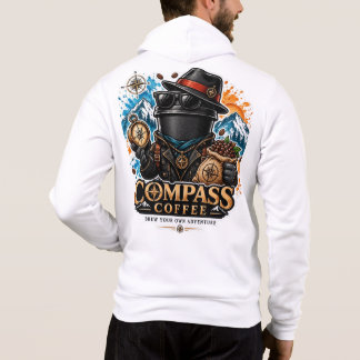 Sudadera Explorador de Café Vintage Gráfico
