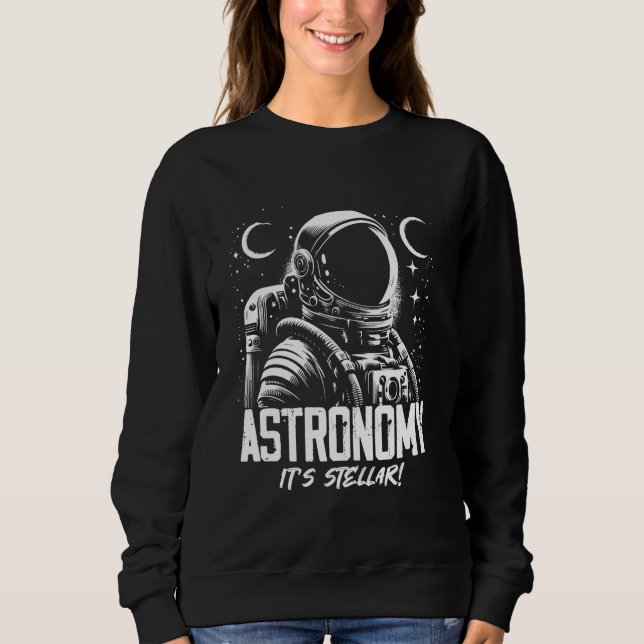 Sudadera Explorar a los hombres de galaxia astronauta del e (Anverso)