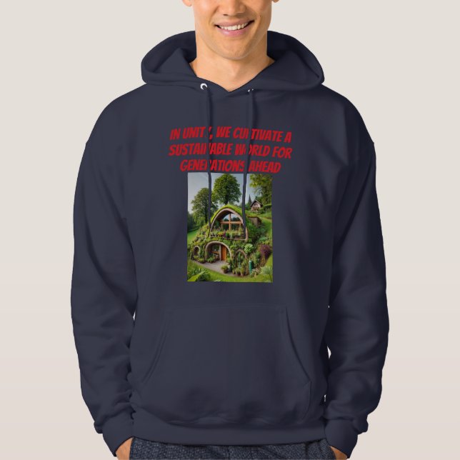 Sudadera Explorar el diseño virtual sostenible (Anverso)