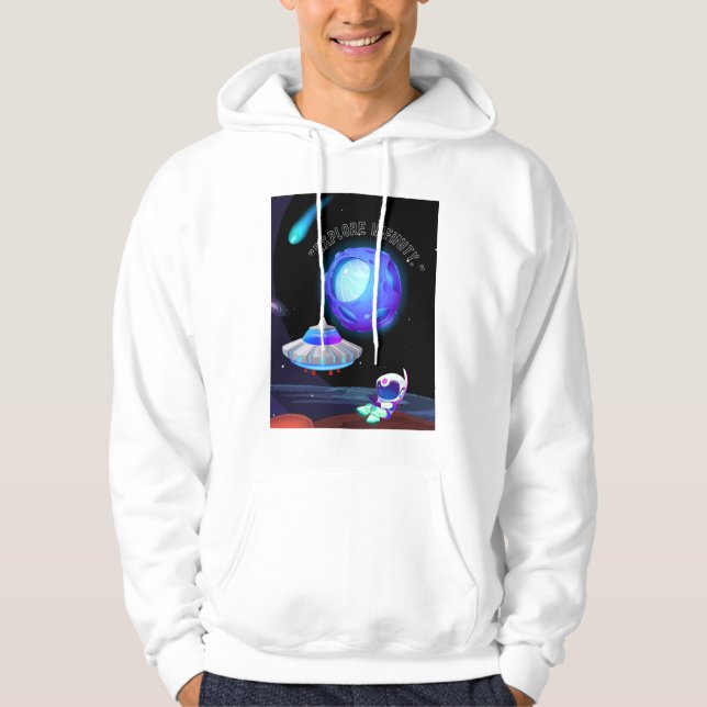 Sudadera Explorar infinito (Anverso)