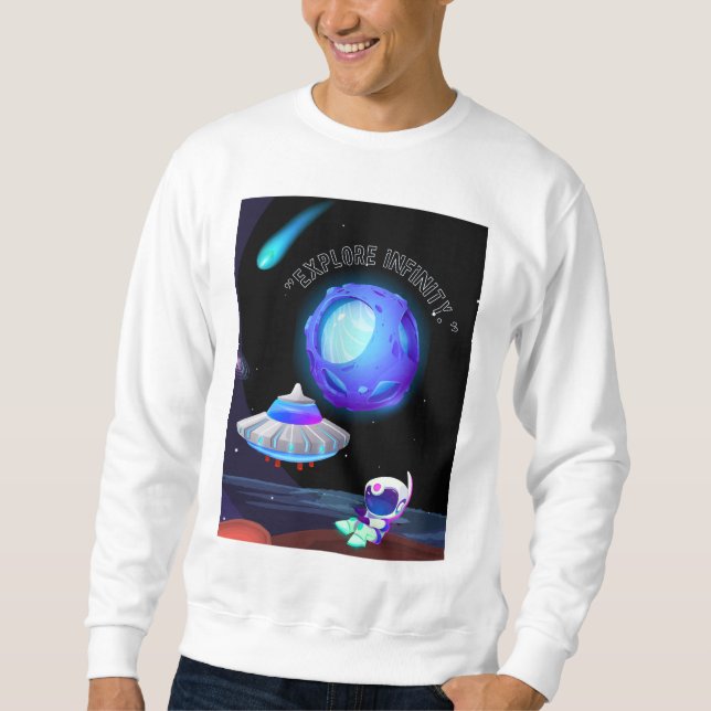 Sudadera Explorar infinito (Anverso)