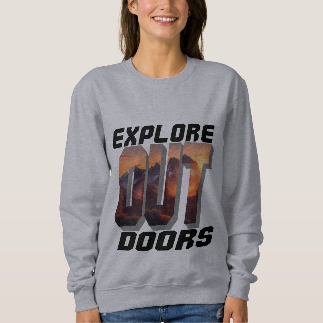 SUDADERA EXPLORAR PUERTAS (Anverso)