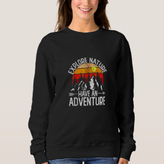 Sudadera Explore La Naturaleza Con Un Bosque De Aventura Re