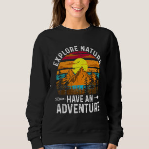 Sudadera Explore La Naturaleza Y Disfrute De Un Bosque Aven