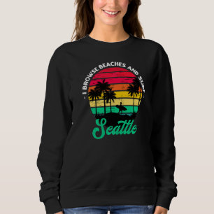 Sudadera Exploro Las Playas Y El Lavandería Surf Seattle
