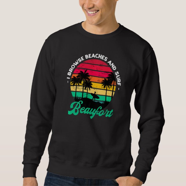 Sudadera Exploro Las Playas Y El Surf Beaufort Surfing Sout (Anverso)