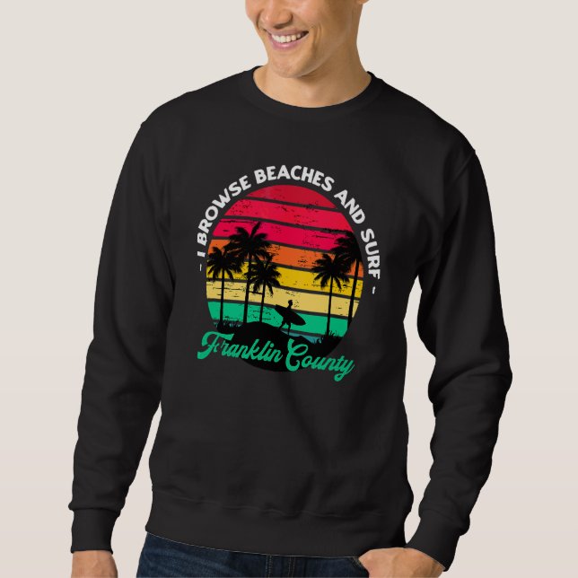 Sudadera Exploro Las Playas Y El Surf Del Condado De Frankl (Anverso)