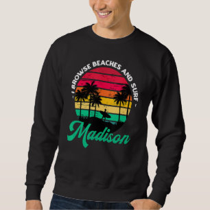 Sudadera Exploro Las Playas Y El Surf Madison Surfing Conne