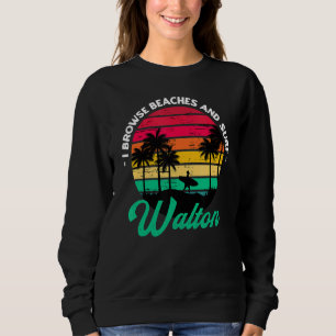 Sudadera Exploro Las Playas Y El Surf Walton Surfing Florid
