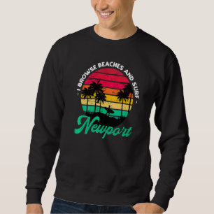 Sudadera Exploro Las Playas Y Surf Newport Surfing Rhode