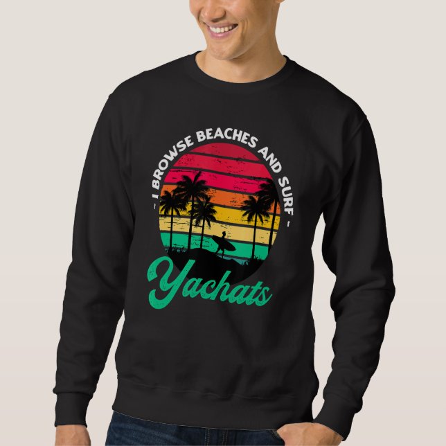 Sudadera Exploro Las Playas Y Yates De Surf (Anverso)