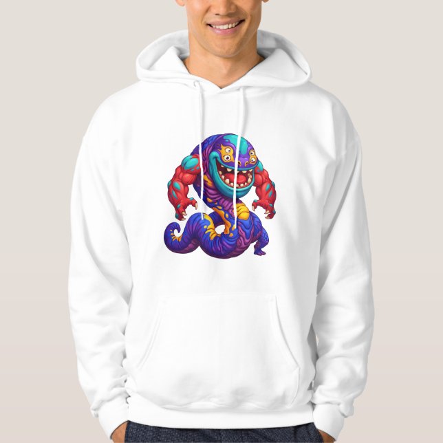 Sudadera Explosión de Monstruo Vibrante (Anverso)