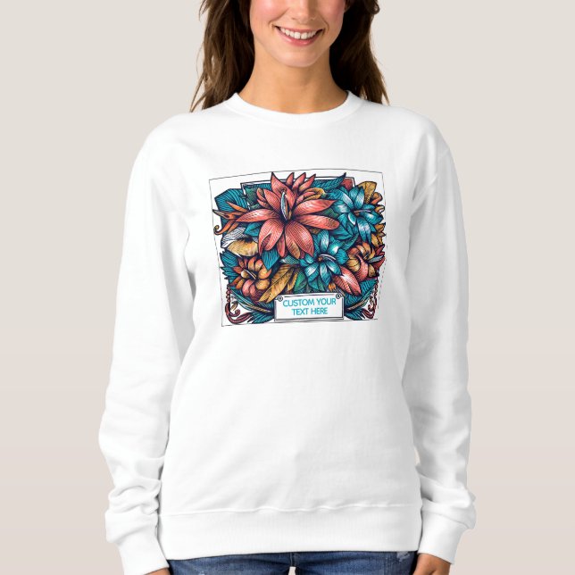 Sudadera Explosion florale (Anverso)
