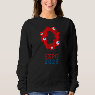 Sudadera Expo Vintage 2025 Osaka Feria del Mundo Japón 1