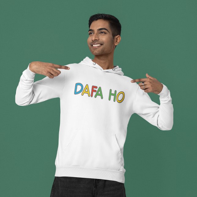 Sudadera Expresión Dafa Ho Desi | Gracioso se pierde el hum (Subido por el creador)