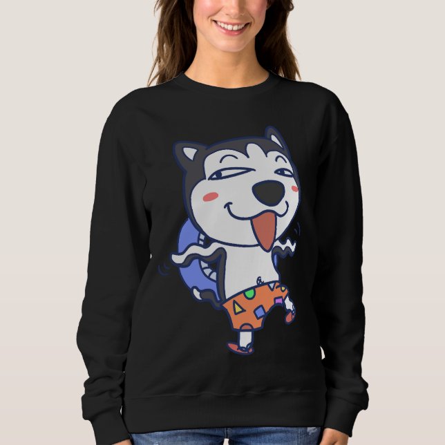 Sudadera Expresión Husky Dog (Anverso)