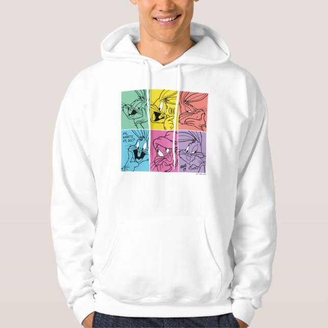 Sudadera EXpresiones de bloques de color BUGS BUNNY™ (Anverso)