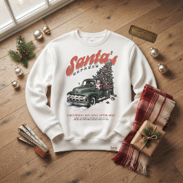 Sudadera Expreso de Santa Vintage Camión de Navidad Fiesta