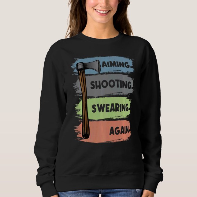 Sudadera Expulsadores De Hatchet De Ax Con El Objetivo De D (Anverso)