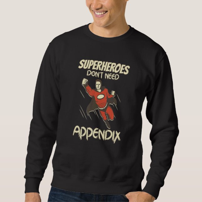 Sudadera Extirpación del Apéndice  Niños Apendectomía  Recu (Anverso)
