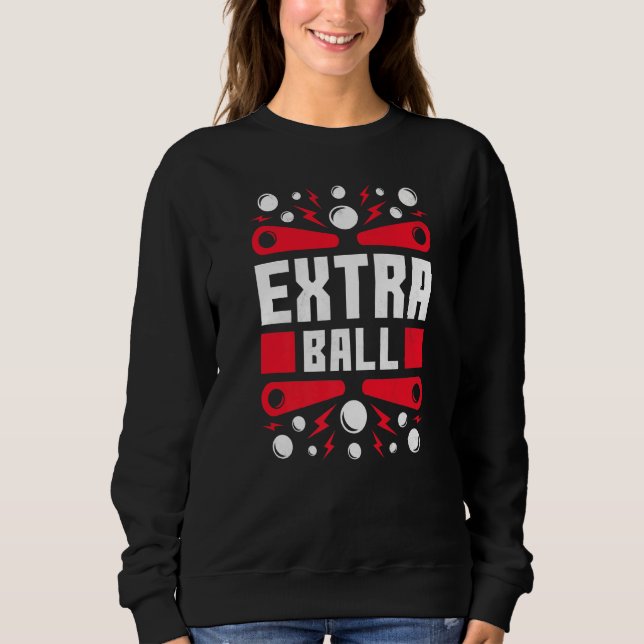 Sudadera Extra Ball Pinball 80 Retro Game (Anverso)