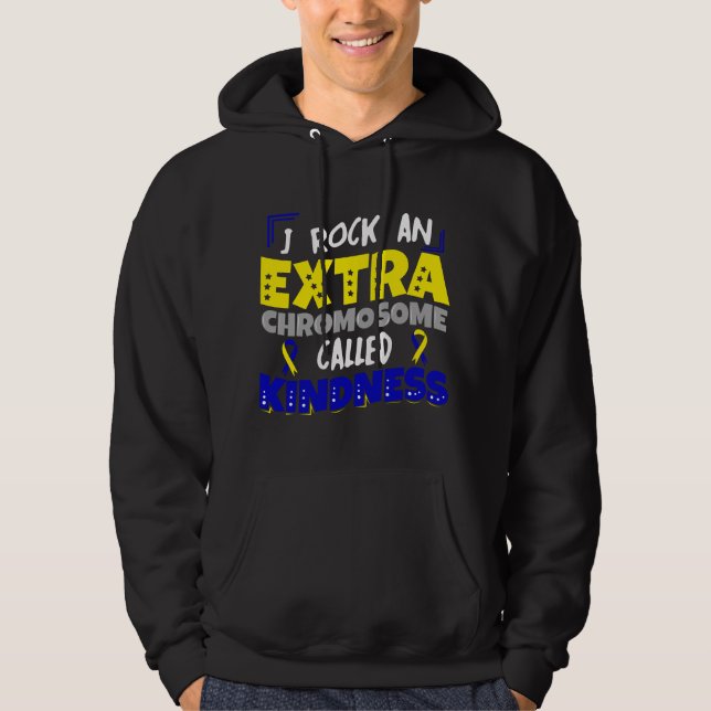 Sudadera Extra Chromosome Down Syndrome Trisonomy 21 Kindne (Anverso)