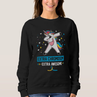 Sudadera Extra Chromosome Extra Awesome Unicorn