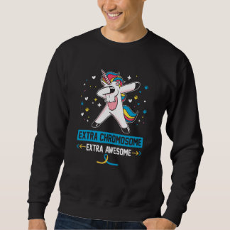 Sudadera Extra Chromosome Extra Awesome Unicorn