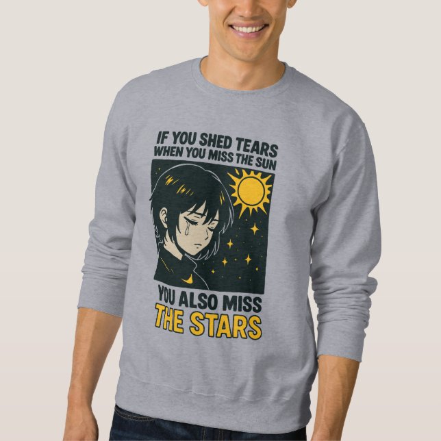 Sudadera Extrañar las estrellas (Anverso)