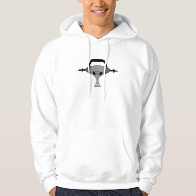 Sudadera Extranjero futuro de radio del jet set (Anverso)