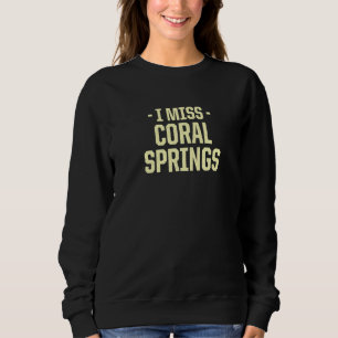 Sudadera Extraño Coral Springs Florida American Fl Eeuu Res