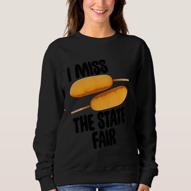 Sudadera Extraño La Feria Estatal Para La Comida De Perros  (Anverso)
