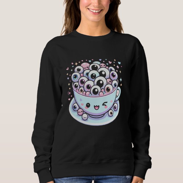 Sudadera Extraño Tea Pun Weirdcore Estética Eisbol Tea Amor (Anverso)