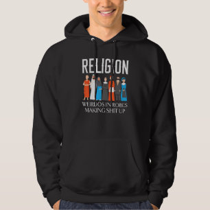Sudadera Extraños religiosos en estragos anti-religión agnó