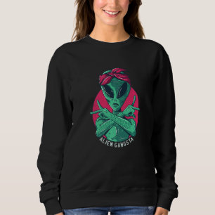 Sudadera Extraterrestre Marte Espacio OVNI Gánster