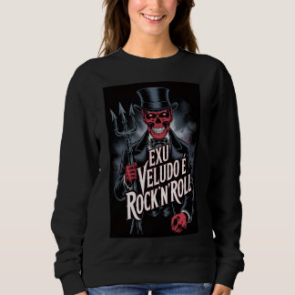 Sudadera Exu Veludo é Rock'N'Roll #1