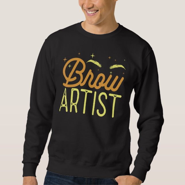 Sudadera Eyebrow Brow Artist Cosmetologist Makeup Artist 1 (Anverso)